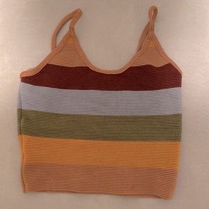 Women’s ribbed cropped top